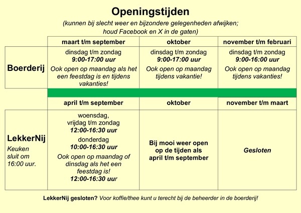 openingstijden webversie